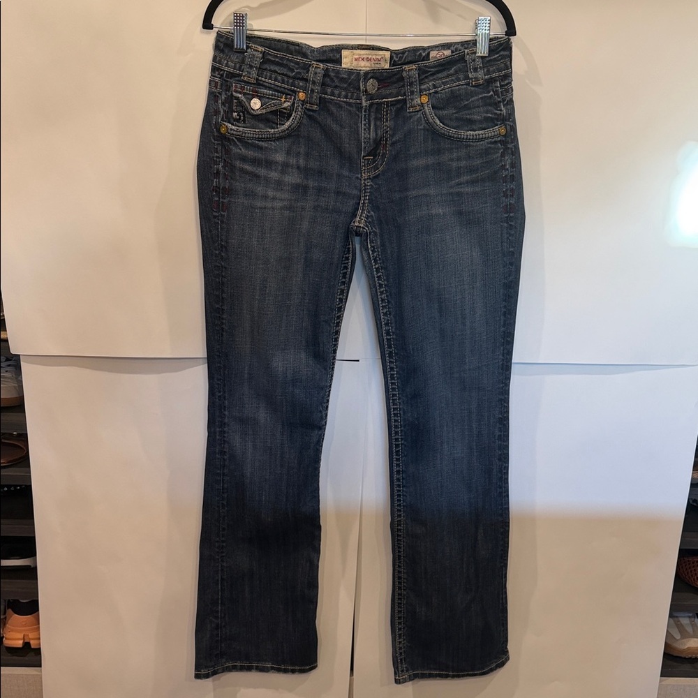 7 For All Mankind Dark Wash Straight Leg Jeans